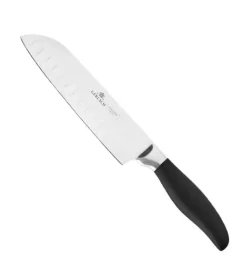 GERLACH STYLE PLUS Komplet 5 noży w bloku + ostrzałka 2w1 + deska dębowa