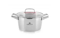 GERLACH SUPERIOR Garnek 4 l z pokrywką 24 cm / stal nierdzewna