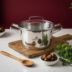 GERLACH SUPERIOR Garnek 2,5 l z pokrywką 20 cm / stal nierdzewna