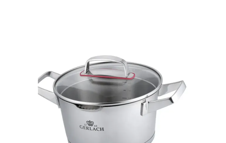 GERLACH SUPERIOR Garnek 2,5 l z pokrywką 20 cm / stal nierdzewna