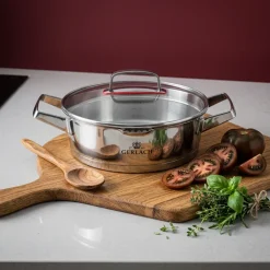 GERLACH SUPERIOR Garnek 2,5 l z pokrywką 24 cm / stal nierdzewna