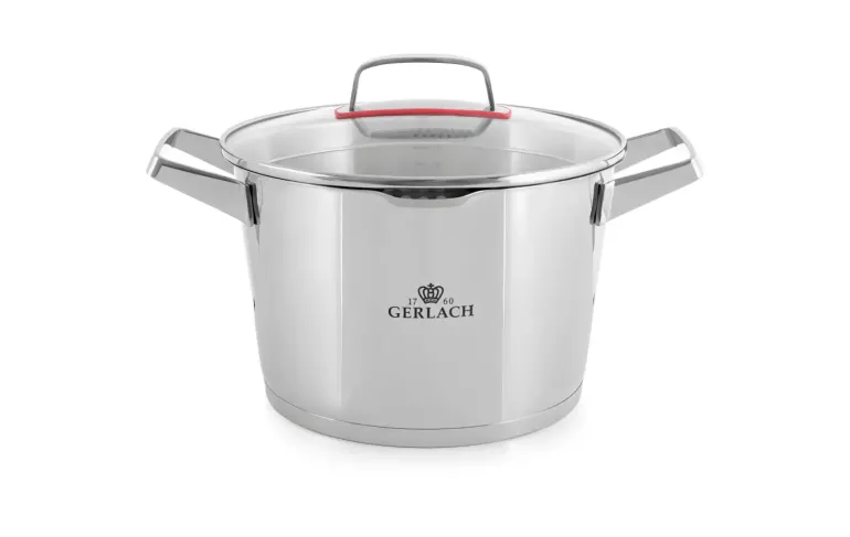GERLACH SUPERIOR Garnek 5,5 l z pokrywką 24 cm / stal nierdzewna