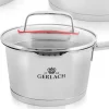 GERLACH SUPERIOR Komplet Garnki z pokrywkami 10 el + Garnek Ambiente 7 l + 10 l