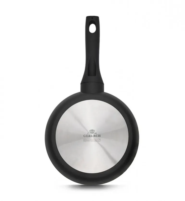 GERLACH SUPERIOR Komplet Garnki z pokrywkami 10 el + patelnie Gerlach Granitex 20, 28 cm + pokrywki