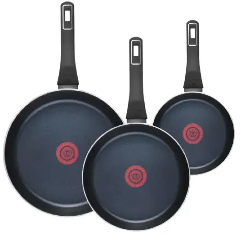 GERLACH SUPERIOR Komplet Garnki z pokrywkami 10 el + patelnie Gerlach Ambiente ThermoCoat 20, 24, 28 cm + Patelnia naleśnikowa 26 cm