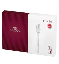 GERLACH TUNEA Sztućce Widelczyki do ciast 12 el pudełko / 12 osób / połysk