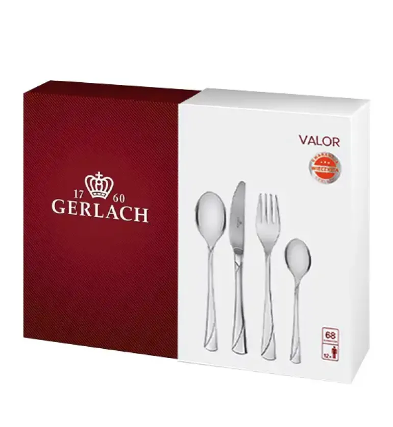 Gerlach Valor Sztućce Komplet 92 (68P+24P) 18 osób / połysk