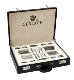 Gerlach Valor Sztućce Komplet 136 el w walizce (2x68W) / 24 osoby / połysk
