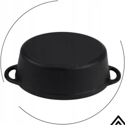 HAGE Brytfanna żeliwna 6,2 l z pokrywką Cast Iron