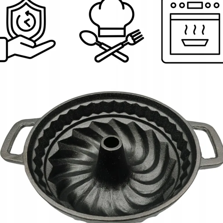 HAGE Forma żeliwna do babki piaskowej 27,5 cm