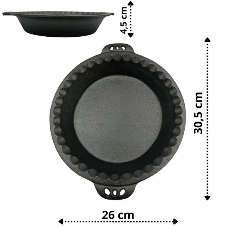 HAGE Forma żeliwna do tarty 26 cm