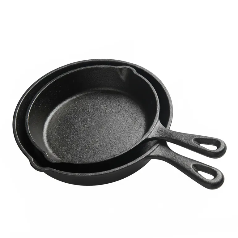 HAGE Komplet 2 Patelnie żeliwne 20/25,5 cm Cast Iron