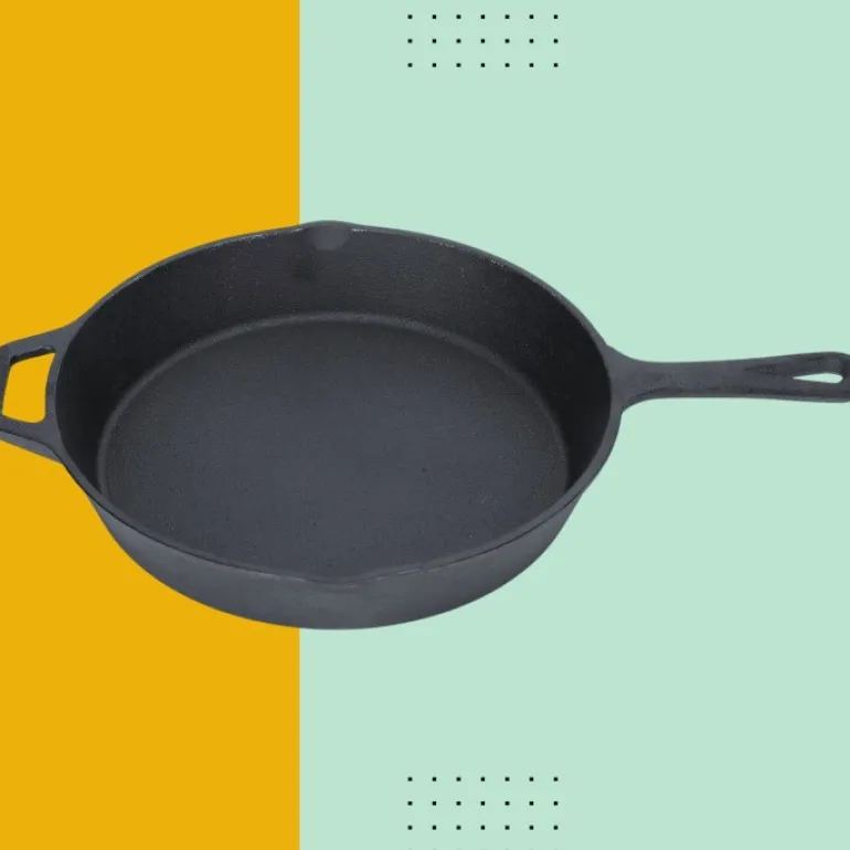 HAGE Patelnia żeliwna 31 cm z uchem Cast Iron