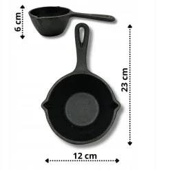 HAGE Rondel żeliwny sosjerka 12 cm Cast Iron