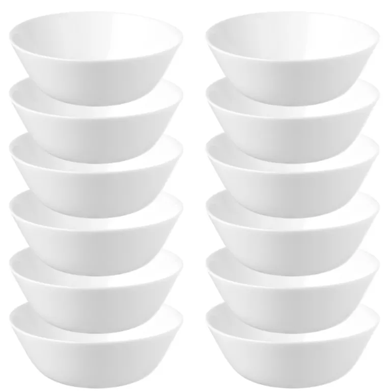IKEA OFTAST BIAŁY 12x MISKA 15 CM