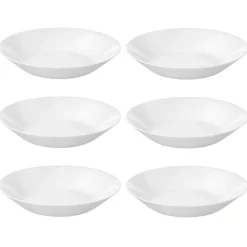 IKEA OFTAST BIAŁY 6x TALERZ GŁĘBOKI 20 CM