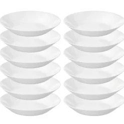 IKEA OFTAST BIAŁY 12x TALERZ GŁĘBOKI 20 CM
