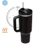 IMCHEX | BLACK | Kubek termiczny 1200 ml ze słomką