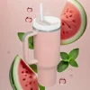 IMCHEX | PINK DUSK | Kubek termiczny 1200 ml ze słomką