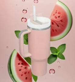 IMCHEX | PINK DUSK | Kubek termiczny 1200 ml ze słomką