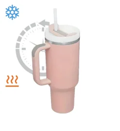 IMCHEX | PINK DUSK | Kubek termiczny 1200 ml ze słomką