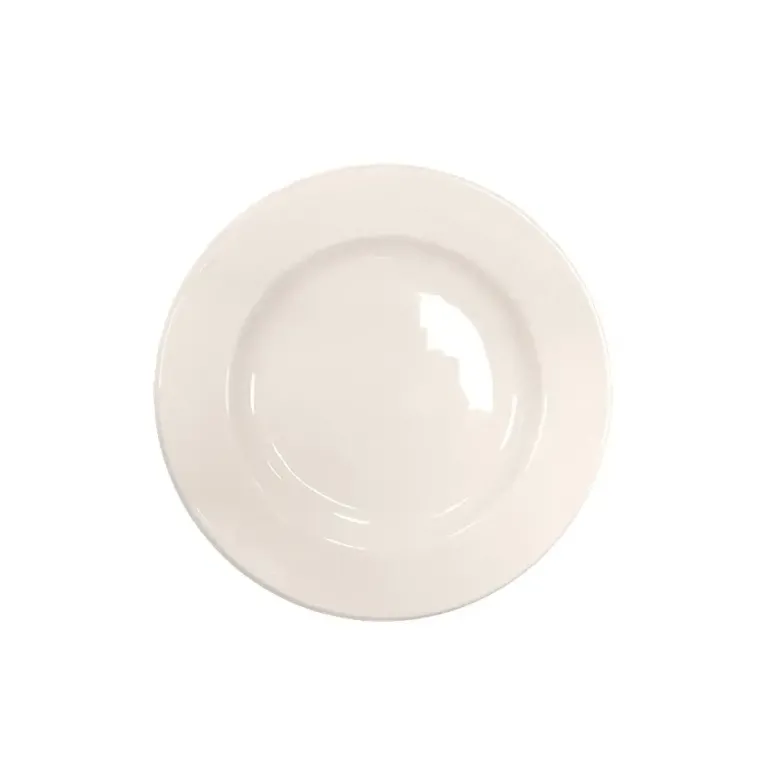 KAIA HOME AURA II Talerz deserowy 17 cm / 18 sztuk ceramika ecru