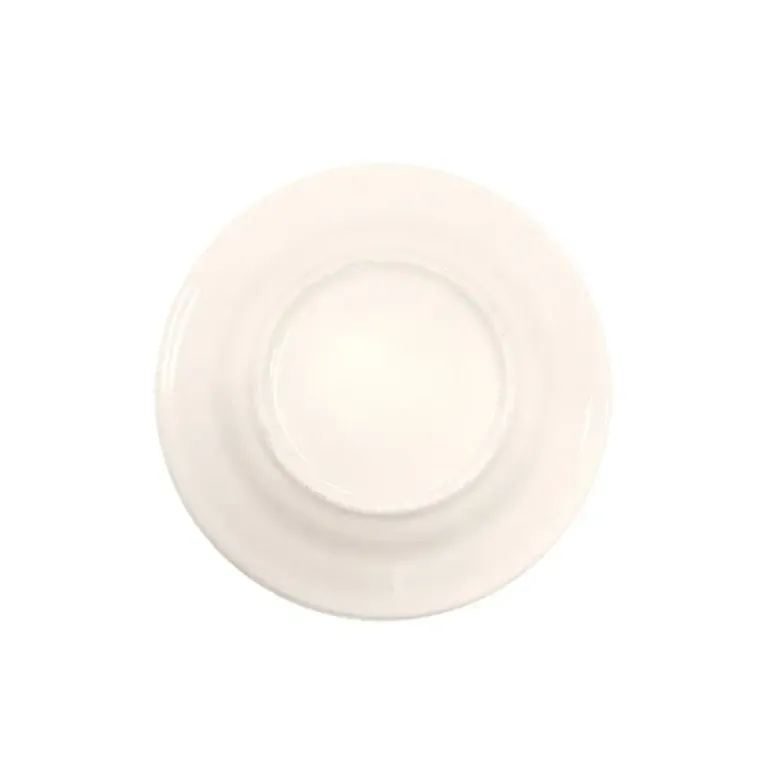KAIA HOME AURA II Talerz deserowy 17 cm / 12 sztuk ceramika ecru