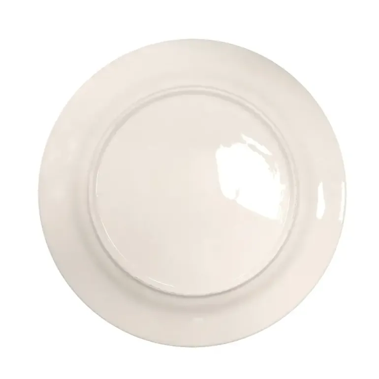 KAIA HOME AURA II Talerz obiadowy 26,5 cm / ceramika ecru