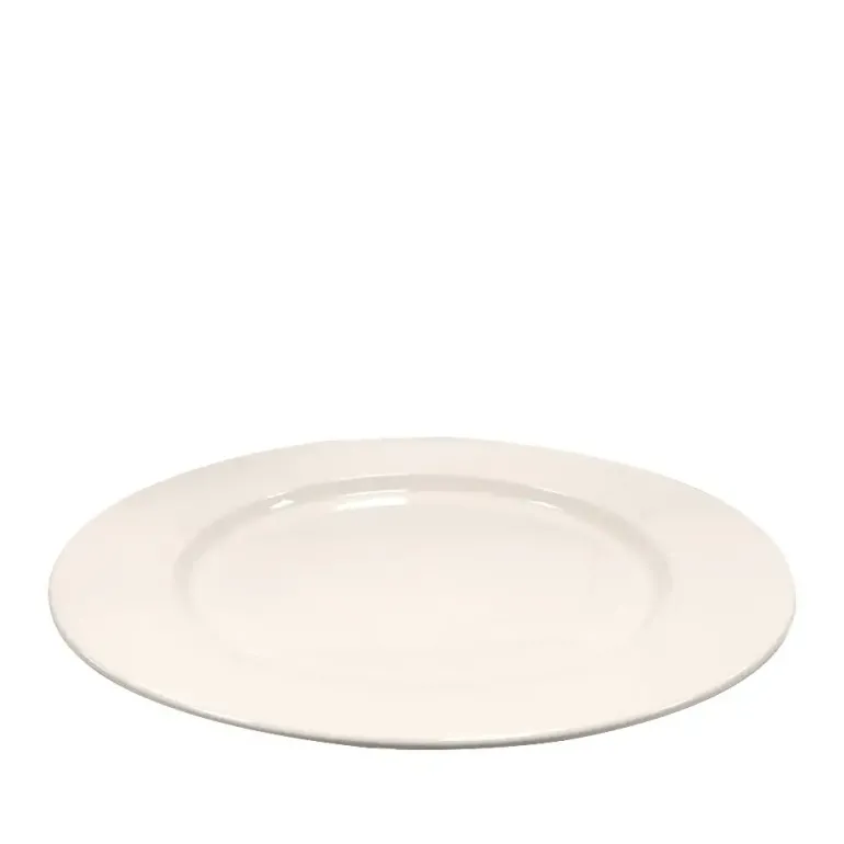 KAIA HOME AURA II Talerz obiadowy 26,5 cm / 18 sztuk ceramika ecru