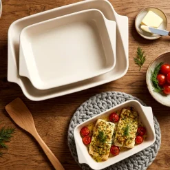 KAIA HOME AURA Komplet 3x Naczynie do zapiekania / brytfanna prostokąt