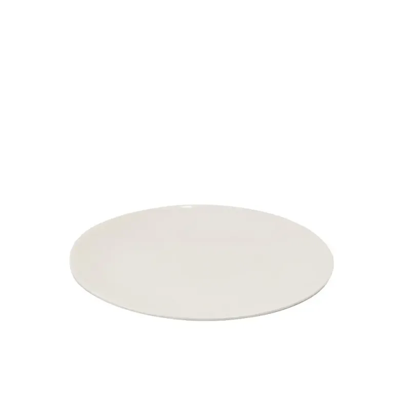 KAIA HOME AURA Talerz deserowy 20,5 cm / 18 sztuk ceramika ecru