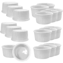 KAIA HOME BASIC CZARKA KOKILKA NACZYNIE RAMEKIN DIPÓWKA DO SOSÓW DIPÓW 50 ML 18 SZTUK