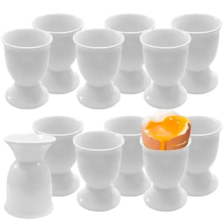 KAIA HOME BASIC Kieliszek na jajko 5x7 cm 12 sztuk / ceramika