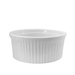 KAIA HOME BASIC Naczynie do zapiekania czarka ramekin 200 ml 6 sztuk / ceramika