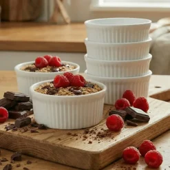 KAIA HOME BASIC Naczynie do zapiekania czarka ramekin 200 ml 60 sztuk / ceramika