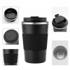 KAIA HOME | Kubek termiczny 380 ml antypoślizgowy / czarny