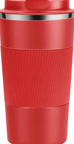 KAIA HOME | Kubek termiczny 510 ml antypoślizgowy / czerwony