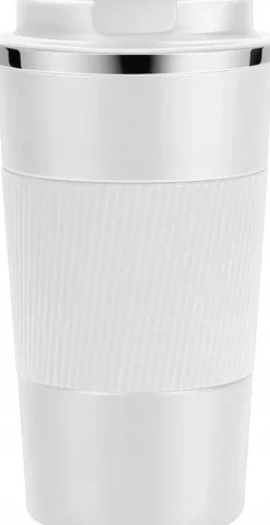 KAIA HOME | Kubek termiczny 510 ml antypoślizgowy / biały