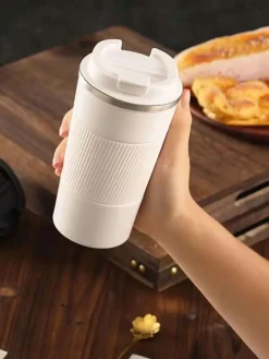 KAIA HOME | Kubek termiczny 510 ml antypoślizgowy / biały