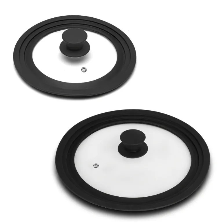 KAIA HOME Zestaw 2 pokrywek uniwersalnych / Średnica od 18 do 28 cm