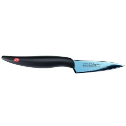 KASUMI TITANIUM Japoński nóż do warzyw 8 cm / stal wysokowęglowa / niebieski