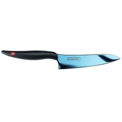 KASUMI TITANIUM Japoński nóż szefa kuchni 13 cm / stal wysokowęglowa / niebieski