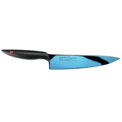 KASUMI TITANIUM Japoński nóż szefa kuchni 20 cm / stal wysokowęglowa / niebieski