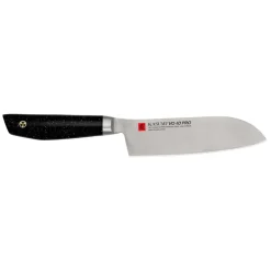 KASUMI VG10 PRO Nóż japoński Santoku mały kuty 13 cm
