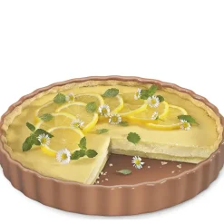 KÜCHENPROFI | Porto | forma do tarty, ceramika, 27 cm, koralowa