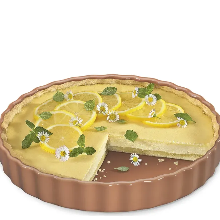 KÜCHENPROFI | Porto | forma do tarty, ceramika, 27 cm, koralowa