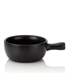 KELA | Basel | rondel do fondue serowego, śred. 22,5 x 10 cm, czarny