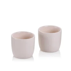 KELA BOB Kieliszki do jajek 2 szt. / beżowe / porcelana / FreeForm