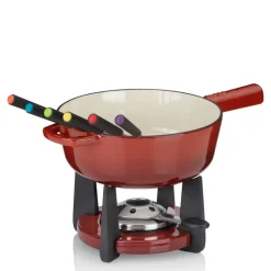 KELA | Calido | zestaw do fondue serowego, dla 6 os., żeliwo, 1,8 l, śred. 20 x 17,5 cm