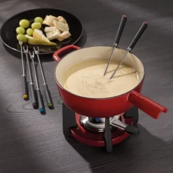 KELA | Calido | zestaw do fondue serowego, dla 6 os., żeliwo, 1,8 l, śred. 20 x 17,5 cm